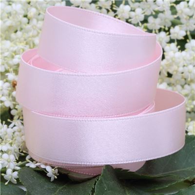 15mm Satin Ribbon - Pale Pink